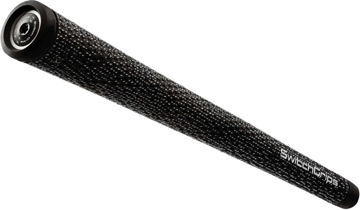 SwitchGrips SGC full cord golf grip with counterbalance, black, standard size
