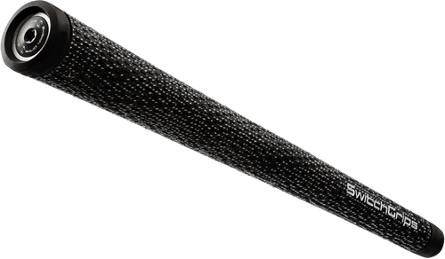 SwitchGrips SGC full cord golf grip with counterbalance, black, standard size