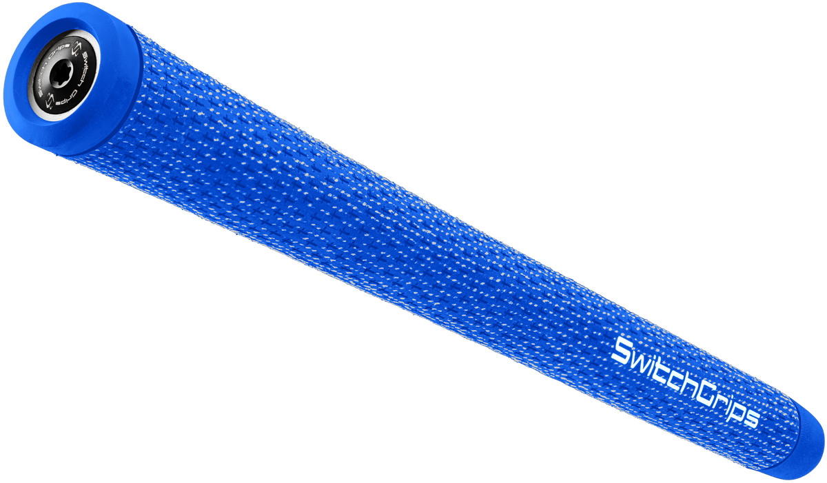 SwitchGrips SGC full cord golf grip with counterbalance, blue, midsize