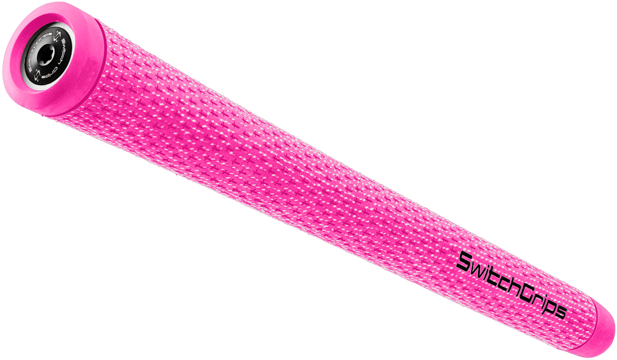 SwitchGrips SGC full cord golf grip with counterbalance, pink, midsize