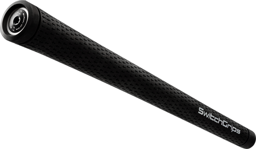 SwitchGrips SG rubber golf grip with counterbalance, black, standard size